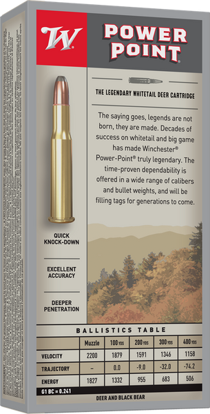 Winchester .30-30 Winchester 170gr Soft Point ammunition