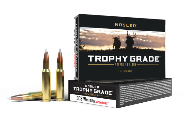 NOSLER .308 Winchester 165gr Polymer Tipped ammunition
