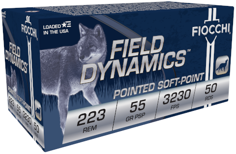Fiocchi .223 Remington 55gr Soft Point ammunition