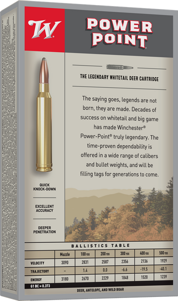 Winchester 7mm Remington Magnum 150gr Soft Point ammunition