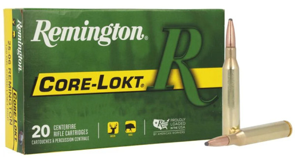 Remington Core-Lokt .25-06 Rem. 120 Grain Pointed Soft Point