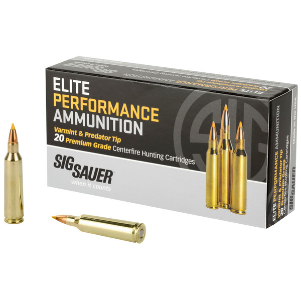 Sig Sauer Varmint & Predator .22-250 Rem. 40 Grain Polymer Tipped