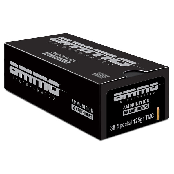Ammo Inc .38 Special 125gr Total Metal Coating (TMC) ammunition