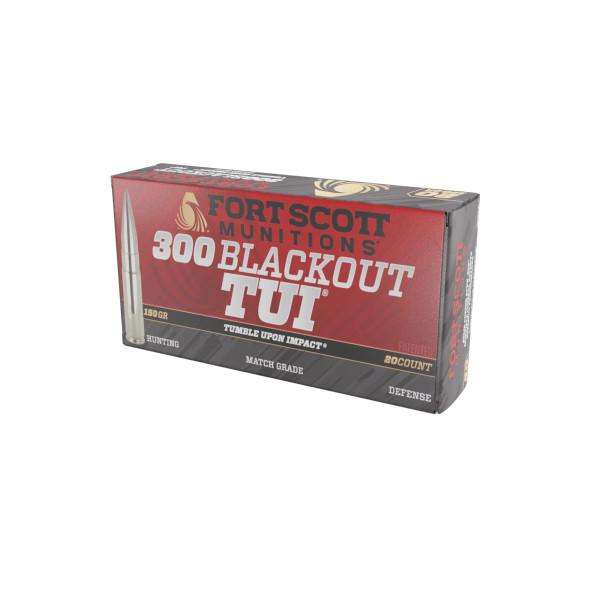 Fort Scott Munitions .300 AAC Blackout 150gr Solid ammunition