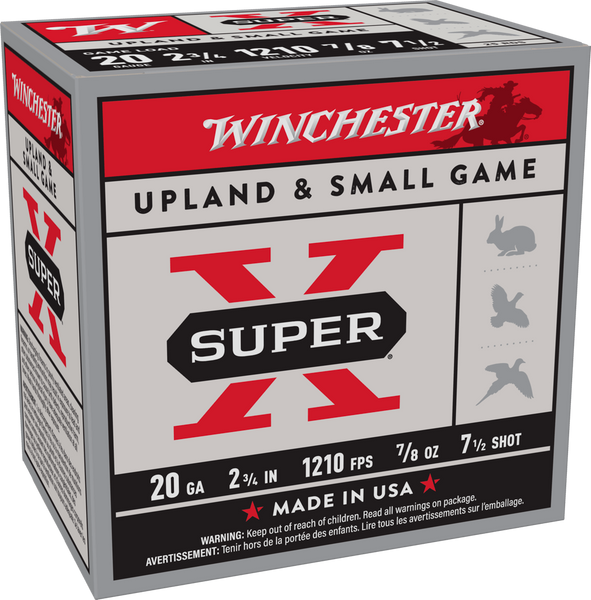 Winchester Super X 20 Gauge 2.75" 7/8 oz. #7.5