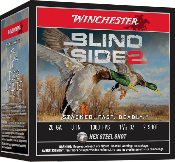 Winchester Blind Side 2 20 Gauge 3" 1 1/16 oz. #2
