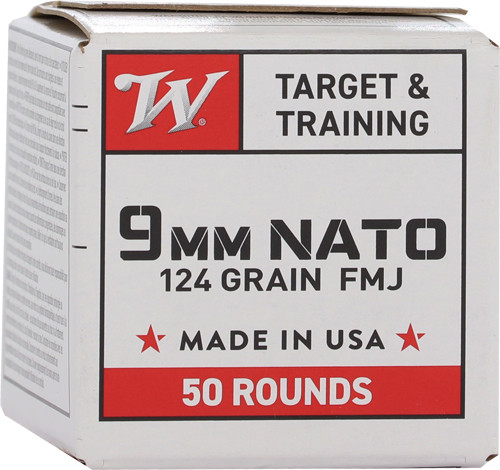 Winchester 9mm NATO 124 Grain Full Metal Jacket