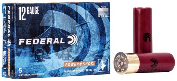 Federal Power-Shok 12 Gauge 3" 1 1/4 oz. Rifled Hollow Point Slug