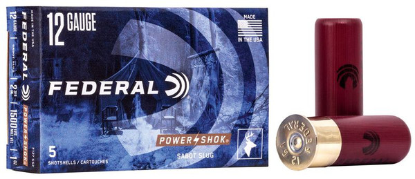 Federal Power-Shok 12 Gauge 2.75" 1 oz. Sabot Slug