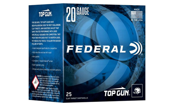 Federal Top Gun 20 Gauge 2.75" 1250 fps 7/8 oz. #8