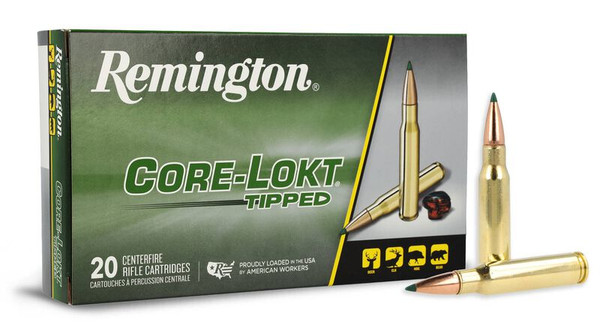 Remington Core-Lokt Tipped .308 Win 180 Grain Polymer Tipped