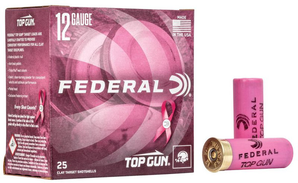 Federal Top Gun Pink 12 Gauge 2.75" 1 1/8 oz. #8