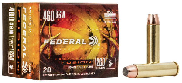 Federal Fusion .460 S&W 200 Grain Soft Point