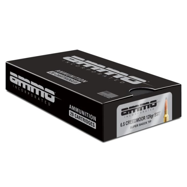 Ammo Inc 6.5mm Creedmoor 129gr Polymer Tipped ammunition