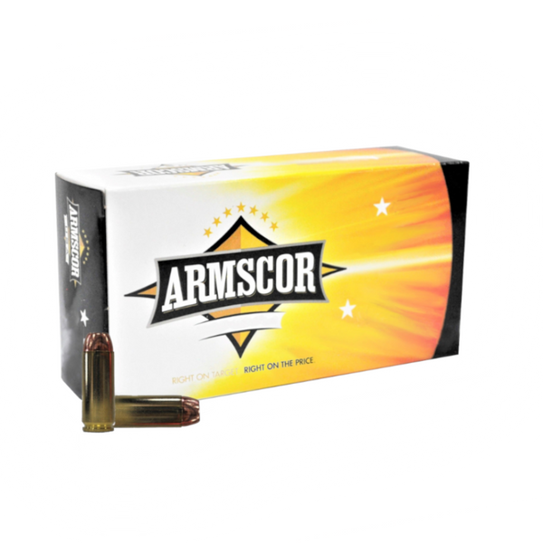 Armscor .50 AE 300gr Jacketed Hollow Point (JHP) ammunition