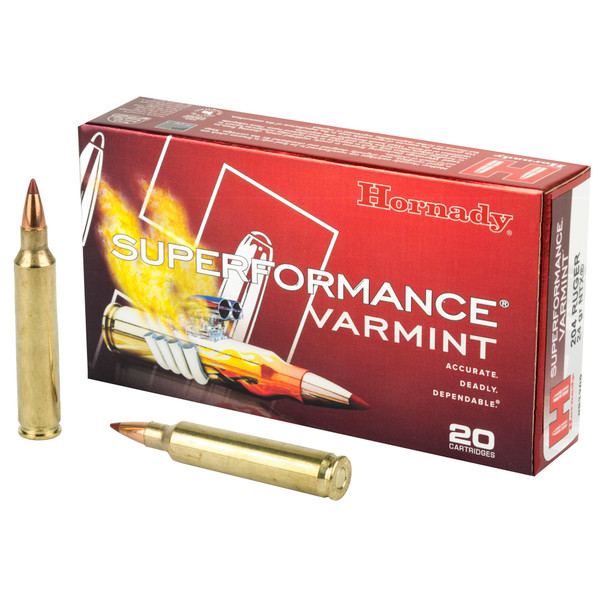 Hornady .204 Ruger 24gr Polymer Tipped ammunition
