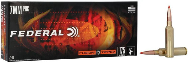 Federal 7mm PRC 175gr Polymer Tipped ammunition