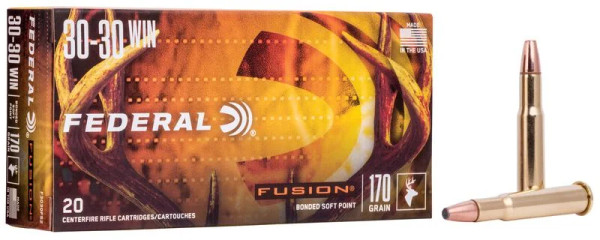 Federal .30-30 Winchester 170gr Soft Point ammunition
