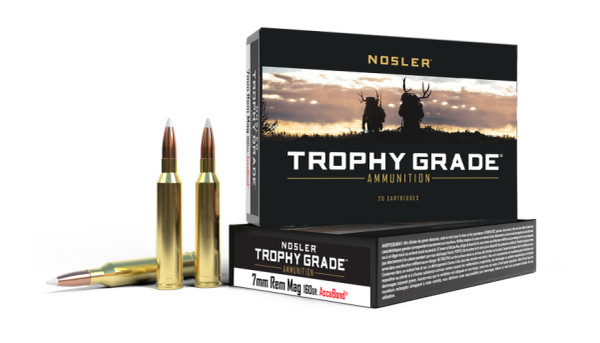 NOSLER 7mm Remington Magnum 160gr Polymer Tipped ammunition