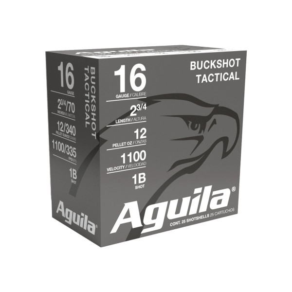 Aguila Buckshot Tactical 16 Gauge 2.75" 1 1/8 oz. #0 Buck