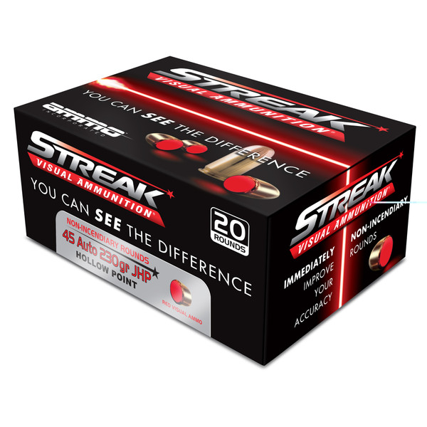 Ammo Inc .45 ACP 230gr Tracer ammunition