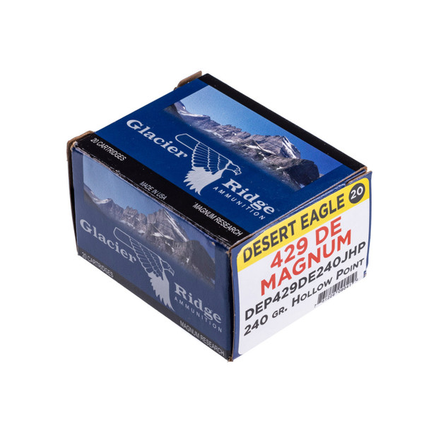 Magnum Research .429 Desert Eagle 240gr Jacketed Hollow Point (JHP) ammunition