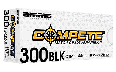 Ammo Inc .300 AAC Blackout 155gr Open Tip Match (OTM) ammunition