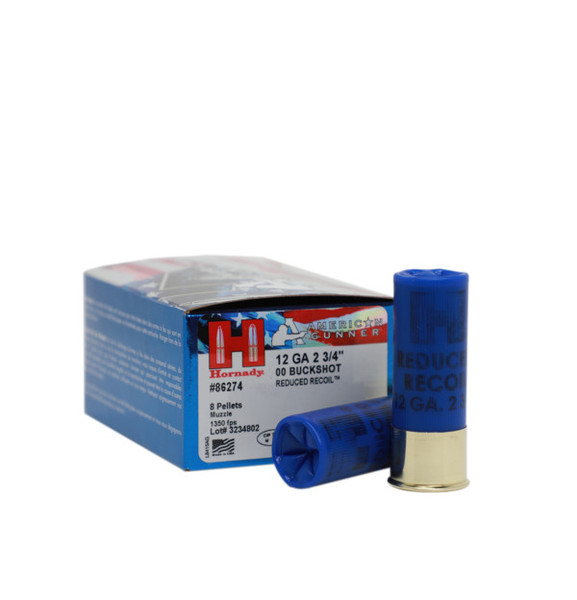 Hornady American Gunner 12 Gauge Reduced Recoil #00 Buck