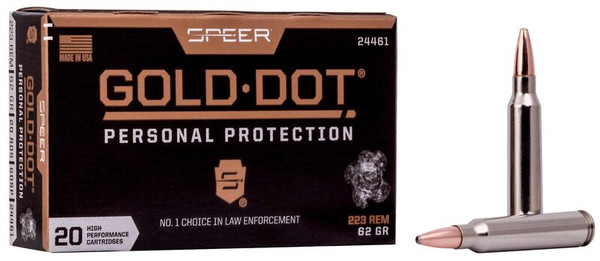 Speer Ammunition .223 Remington 62gr Soft Point ammunition