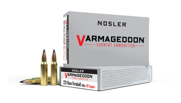 NOSLER .221 Remington Fireball 40gr Polymer Tipped ammunition