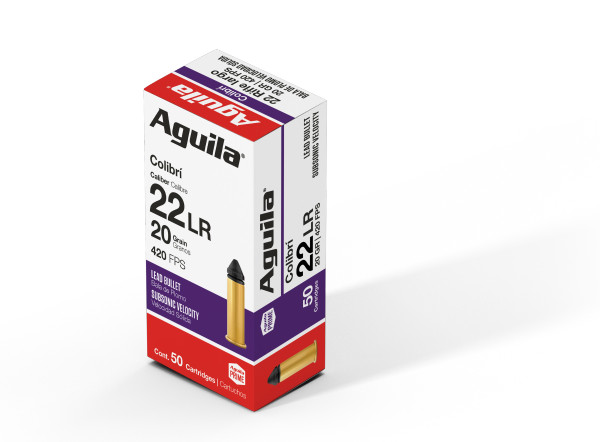 Aguila Ammunition .22 LR 20gr Solid ammunition
