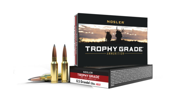 NOSLER 6.5 Grendel 129gr Polymer Tipped ammunition
