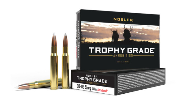 NOSLER .30-06 Springfield 180gr Polymer Tipped ammunition