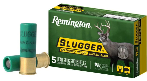 Remington Managed Recoil 12 Gauge 2.75" 438 Grain Rifled Slug
