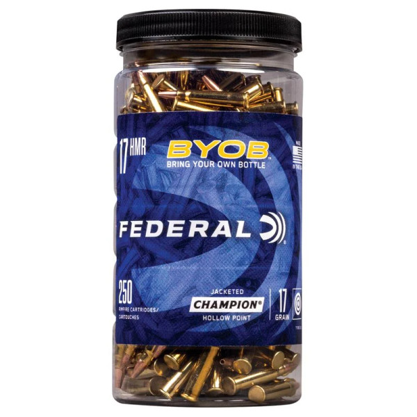 Federal .17 HMR 17gr Jacketed Hollow Point (JHP) ammunition