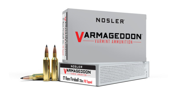 Nosler Varmageddon .17 Rem Fireball 20 Grain Tipped