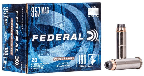 Federal Power-Shok 357 Mag. 180 Grain JHP