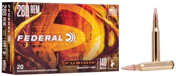 Federal Fusion .280 Rem 140 Grain Soft Point