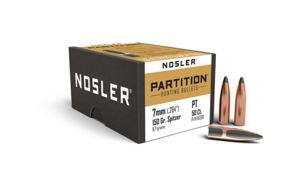 Nosler Bullets 7mm .284" 150 Grain Partition