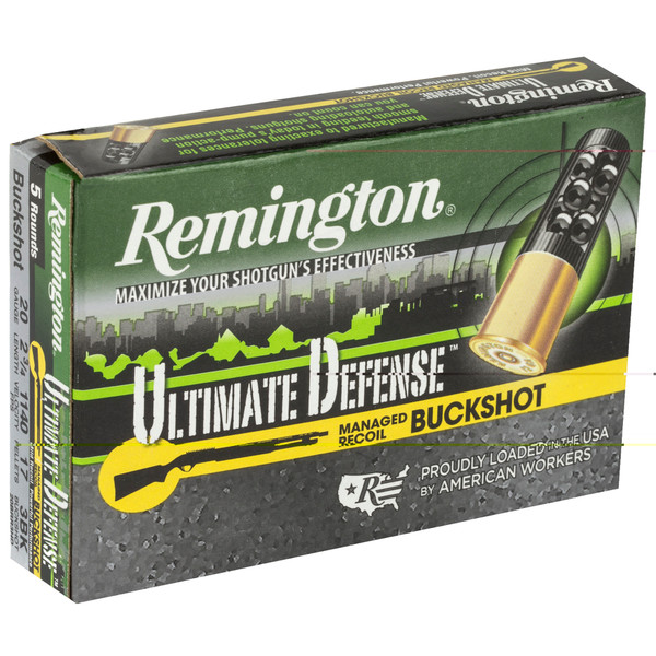 Rem Ult Def 20ga 2.75" 3 Buck05/100 047700527703 20681 Remington