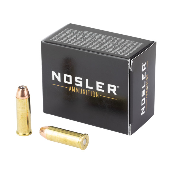 NOSLER .44 Magnum 240gr Jacketed Hollow Point (JHP) ammunition