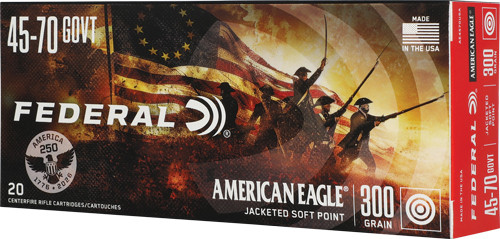 Federal .45-70 Government 300gr Soft Point (SP) ammunition