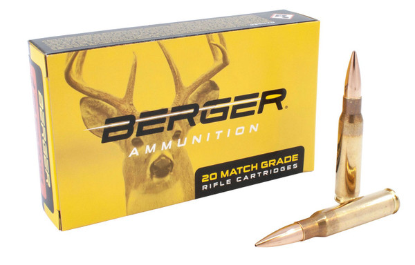 Berger Bullets .308 Winchester 168gr Jacketed Hollow Point (JHP) ammunition