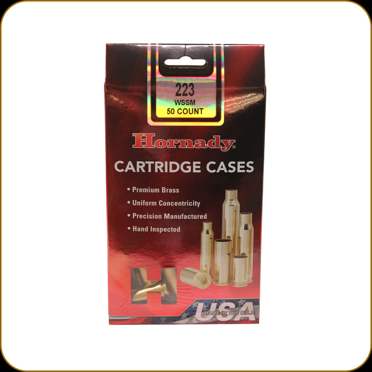 Hornady Unprimed Rifle Brass - .223 WSSM