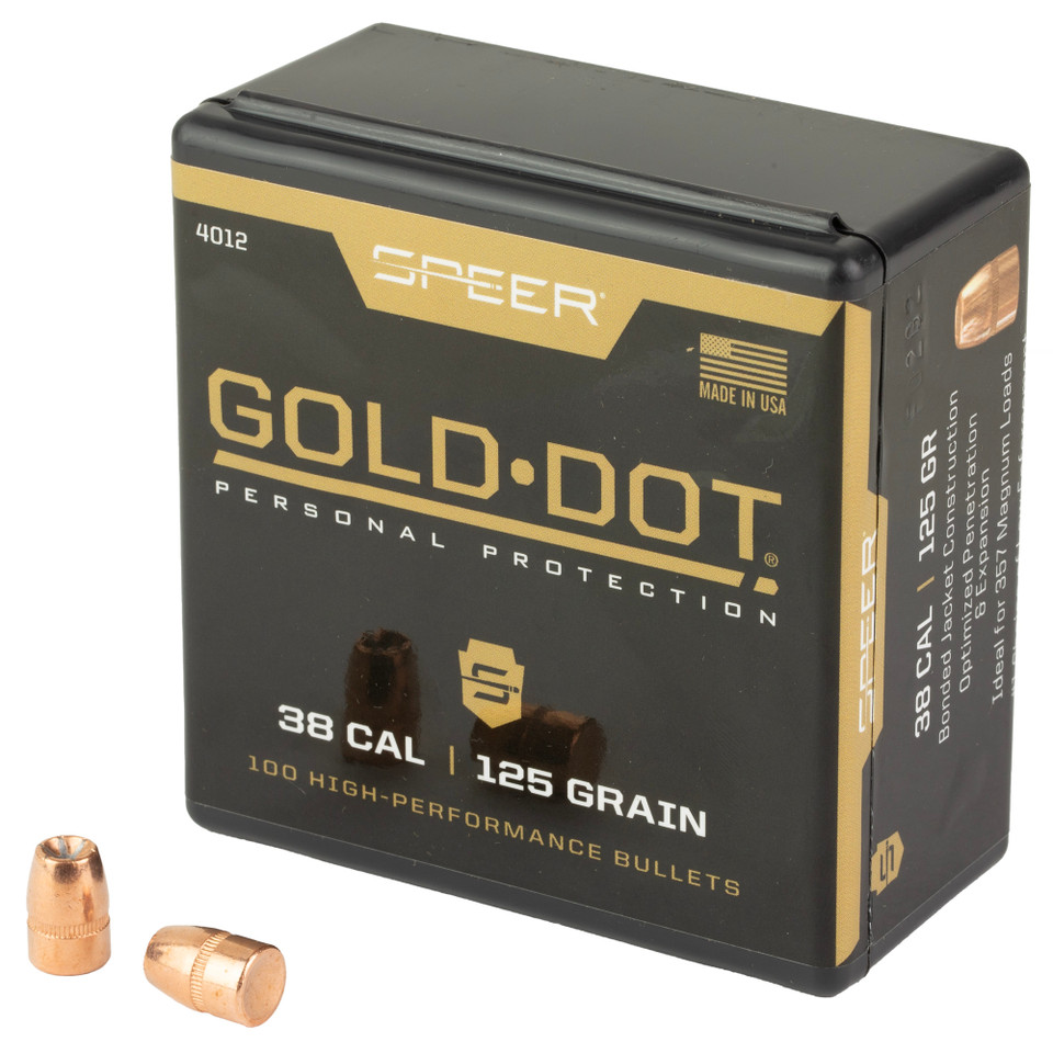Speer Gold Dot 0.357" 125gr Hollow Point