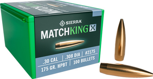 MatchKing-X 0.308" 175gr Hollow Point Boat Tail (HPBT)