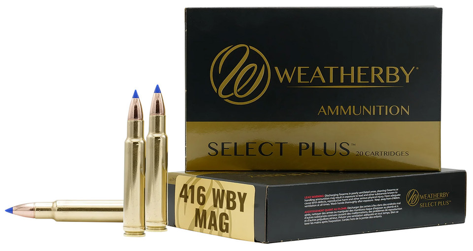 Weatherby Select Plus .416 Wby Mag 350gr Barnes TTSX