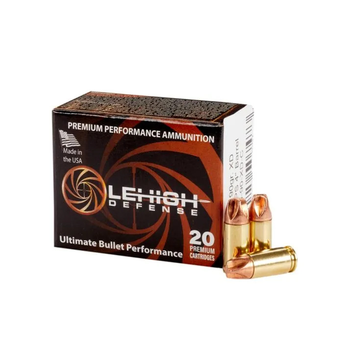Lehigh Defense 9mm Luger 90gr Solid ammunition