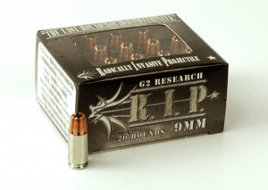 G2 Research 9mm Luger 92gr Solid ammunition