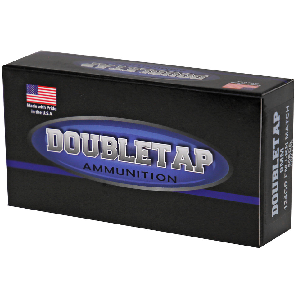 DoubleTap 9mm 124 Grain Full Metal Jacket (FMJ)